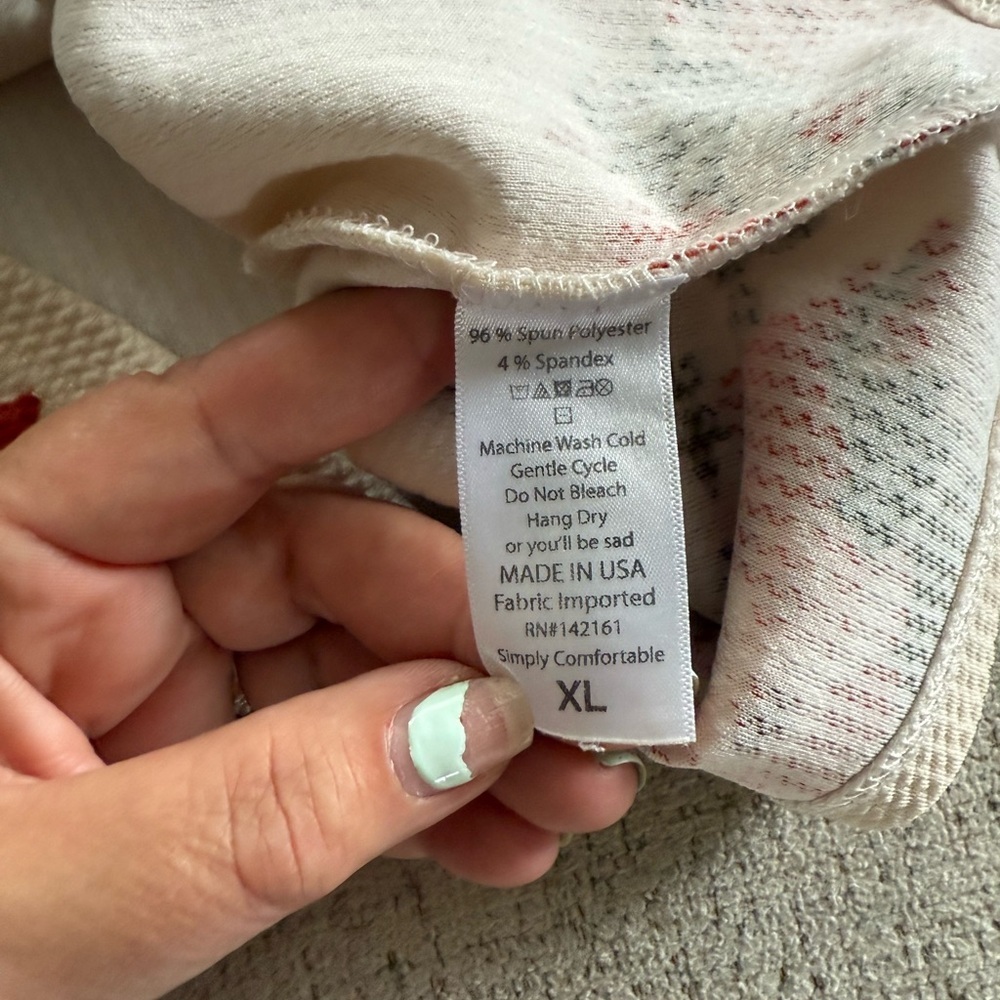 LuLaRoe Stretchy Floral Pencil Skirt Fall- Red and Green Rare Pattern - Picture 2 of 4